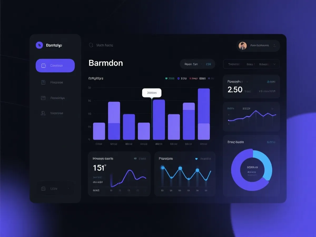 数据看板示意图